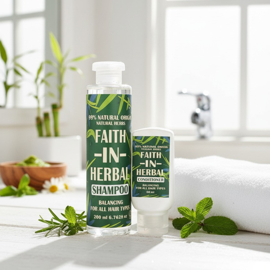 Faith in Herbal Anti-Dandruff & Hair Growth Shampoo + Conditioner (200ml)